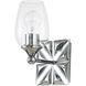 Epsilon 1 Light 6 inch PC Bath Light Wall Light in Polished Chrome